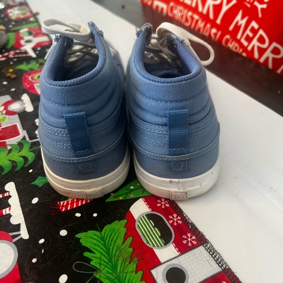 DC Shoes Youth Sz 7 Evan Hi TX Sneakers Lace Up ADGS300055 Blue Canvas High Top - Picture 3 of 6